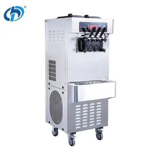 Máquina para hacer helados suaves industriales italianos 20-28L/H Máquina comercial para hacer helados para negocios