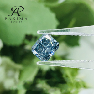 Diamantes Cultivados en Laboratorio Azules de Corte Radiante, Color Vívido, Claridad VVS2, 1ct 2ct, Certificados por IGI para Joyería Paxima - Product Image 2