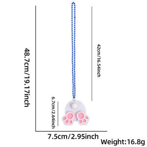 Collar <span class=keywords><strong>de</strong></span> Pascua con Colgante <span class=keywords><strong>de</strong></span> Conejito, Zanahorias, Huevo Colorido y Pollito, Joyería <span class=keywords><strong>de</strong></span> Moda para Fiesta <span class=keywords><strong>de</strong></span> Pascua - Product Image 4