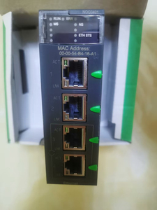 Modulo <span class=keywords><strong>di</strong></span> Comunicazione Ethernet TCP/IP 4 X RJ45 10/100 Mbps Switch Gestito Modbus TCP EtherNet/IP BMXNOC0401 - Product Image 4