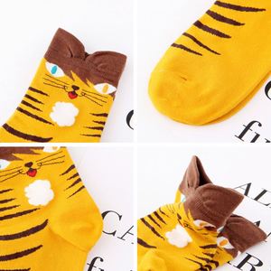 Calcetines Coreanos de Algodón de Alta Calidad con Diseño de Gato, Lindos y Cómodos para Mujer - Product Image 6