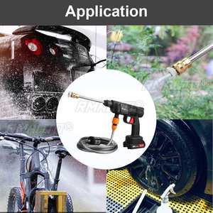 1500W Cordless High Pressure Car Washer 2 Type <b>Cleaner</b> Washing <b>Spray</b> Gun Electric Water Gun Foam Machine for Makita 18V Battery - Product Image 6