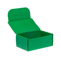 Boîte à courrier ondulée en plastique recyclé Stockage pliable polyvalent pour les graines de viande de fruits Salade Jus d'aliments pour animaux de compagnie Durable PP
