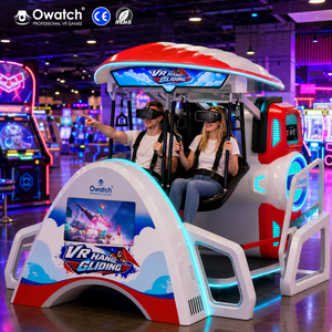 Simulateur de parapente immersif à 2 joueurs à retour sur investissement élevé (ROI), plateforme de mouvement dynamique 3DOF à monnayeur pour parc d'attractions VR - Product Image 1