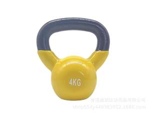 Kettlebell en fonte avec revêtement plastique brillant, <span class=keywords><strong>prix</strong></span> d'usine, équipement de fitness pour la salle de sport et la maison - Product Image 5