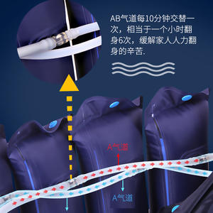 ที่นอนลมป้องกันแผลกดทับสำหรับผู้สูงอายุที่นอนติดเตียง ยี่ห้อ Luo Mai Medical ใช้ในโรงพยาบาล พร้อมเบาะรองนั่งแบบเป่าลมช่วยลดแรงกด - Product Image 1