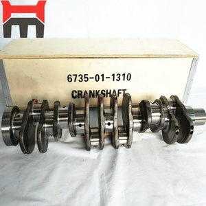 อะไหล่เครื่องยนต์ PC200-6 PC200-7 S6D102 เพลาข้อเหวี่ยง 6735-01-1310 - Product Image 2