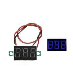 Bssy) Mini 0.36 Inch 0-30V Voltmeter 2 Draden 3 4 Cijfers Led Motorfiets Digitale Tester Display Meter - Product Image 1