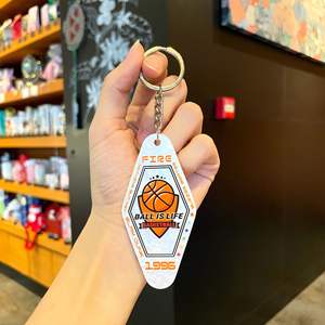 Porte-clés en acrylique créatif pour le <span class=keywords><strong>tennis</strong></span> <span class=keywords><strong>de</strong></span> <span class=keywords><strong>table</strong></span>, club <span class=keywords><strong>de</strong></span> football, pendentif coloré, cadeau suspendu pour sac d'hôtel - Product Image 6