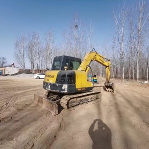 Pelle pelleteuse multifonctionnelle sur chenilles originale de la Corée Hyundai 80-7 Hyundai à haut rendement en bon état en vente - Product Image 6
