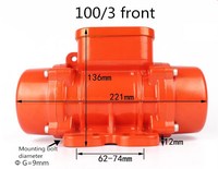Hochwertige kleine Industrie vibratoren der MV-Serie Externe 220-V-Vibrationsmotormodelle MV300 MV500 MV700 MV800 100/3
