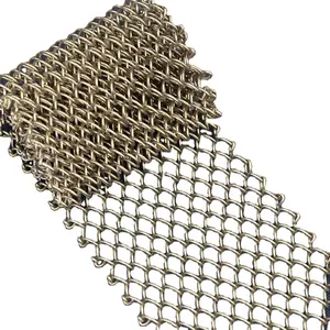 Tirai jaring logam dekoratif rantai gorden kain aluminium rantai Tautan tirai untuk rumah