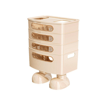 Boîte de rangement pour routeur Wi-Fi, support pour décodeur TV, type sur pied en plastique, grande capacité avec pieds, outil d'organisation domestique stable
