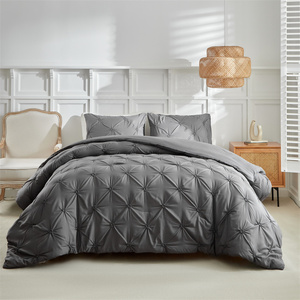Ensemble de <span class=keywords><strong>couette</strong></span> torsadé grosse <span class=keywords><strong>couette</strong></span> 3 pièces linge de lit emballage sous vide <span class=keywords><strong>Amazon</strong></span> FBA ensemble de <span class=keywords><strong>couette</strong></span> léger en microfibre solide en gros - Product Image 1