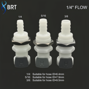 Raccord rapide en ligne BRT en plastique CPC, connecteur femelle pour tuyau, raccord de tube pour ligne d'air, d'eau, de carburant ou médicale 1/4 3/8 - Product Image 2