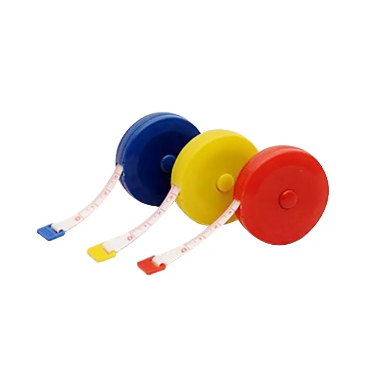 150cm Portable Plastic Sewing Tape Cloth Measuring Retractable Double Scale Mini Soft Body Measuring Tape Measures