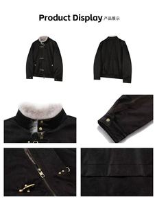 Giacca in <span class=keywords><strong>Pelle</strong></span> Stile Retrò Americano XiangHong, Giacca Pesante da <span class=keywords><strong>Uomo</strong></span>, Giacca in <span class=keywords><strong>Pelle</strong></span> Personalizzata, <span class=keywords><strong>Blazer</strong></span> in <span class=keywords><strong>Pelle</strong></span> da <span class=keywords><strong>Uomo</strong></span> - Product Image 6