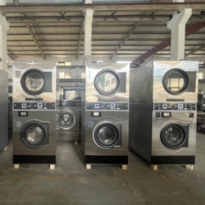 Thương mại thiết bị giặt tất cả trong một <span class=keywords><strong>Stackable</strong></span> đồng xu máy giặt và máy sấy đặt máy - Product Image 1