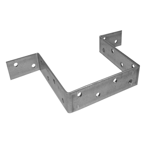 Metal Aluminum Square Round U Shaped Wooden <strong>Wall</strong> <strong>Fence</strong> <strong>Post</strong> Panel Reinforcement Repair Support <strong>Bracket</strong> 100mm - Product Image 5