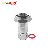 Approvisionnement d'usine Din L29 7/16 prise mâle vis cuivre/nickelage 1/2 "chargeur mousse LDF4-50A connecteur de câble Coaxial Rohs
