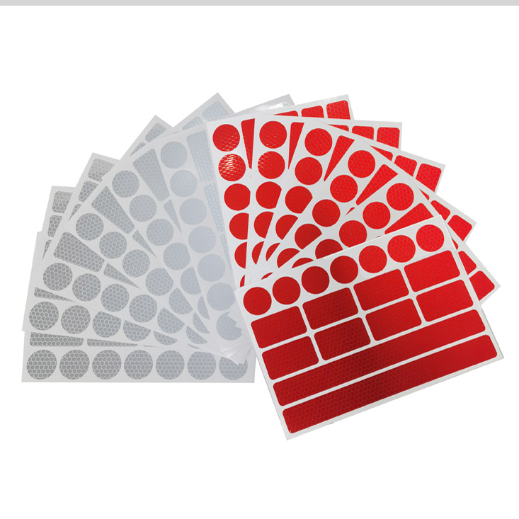 Wholesale Motorcycle Road Bicycle Warning Reflector Film Night Cycling Decal Tape Sticker Bike Reflective Sticker
