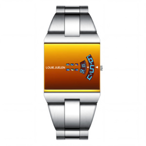 Reloj <span class=keywords><strong>de</strong></span> Pulsera LOUIE JUELEN, Modelo Popular <span class=keywords><strong>de</strong></span> 36 mm, Caja <span class=keywords><strong>de</strong></span> Aleación <span class=keywords><strong>de</strong></span> Moda, Resistente al Agua hasta 30 m, Reloj <span class=keywords><strong>de</strong></span> Cuarzo Cuadrado <span class=keywords><strong>de</strong></span> <span class=keywords><strong>Lujo</strong></span> para <span class=keywords><strong>Hombre</strong></span>, Correa <span class=keywords><strong>de</strong></span> Acero Inoxidable - Product Image 2