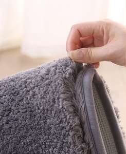 מגט פוליאסטר מודרני מודפס בהתאמה אישית פוליאסטר סט מגלשן set microfibber tpr משחה דלת מחצלת לחדר האמבטיה בבית מלון - Product Image 4