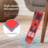 Convient pour la télécommande du téléviseur LCD Changhong CHIQ, housse de protection en silicone L32FM10V U65M10F M55QN9G