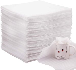 100PCS, Gla Pack Feuilles d'enveloppement en <span class=keywords><strong>mousse</strong></span> Rembourrage <span class=keywords><strong>pour</strong></span> l'expédition, l'emballage, le stockage-Enveloppe <span class=keywords><strong>de</strong></span> <span class=keywords><strong>coussin</strong></span> en toute sécurité <span class=keywords><strong>pour</strong></span> la vaisselle, les meubles, les assiettes - Product Image 1