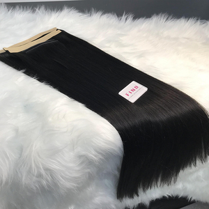 2025 New Arrival sang trọng thể hiện sợi ngang Nga 100% tóc con người dài băng trong phần mở rộng tóc không có tỏa sáng tóc thô thể hiện sợi ngang - Product Image 5