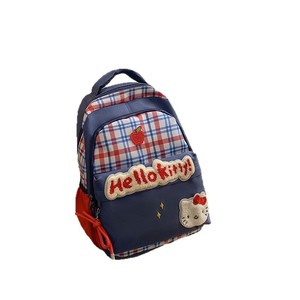 Retro Plaid <b>Backpack</b> Female College Student Cute Cartoon <b>Cat</b> Bag Casual Large Capacity Lightweight School Bag Wholesale - Product Image 6