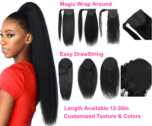 <span class=keywords><strong>Queue</strong></span> <span class=keywords><strong>de</strong></span> <span class=keywords><strong>cheval</strong></span> en cheveux humains, style lisse, longueur uniforme et brillance naturelle pour un look quotidien glamour ou élégant - Product Image 4