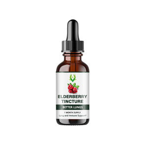 โอเอ็มบริสุทธิ์เอลเดอร์เบอร์รี่ของเหลวหยดอาหารเสริมเสริมภูมิคุ้มกันสารสกัดจากสมุนไพรทิงเจอร์เอลเดอร์เบอร์รี่ - Product Image 1