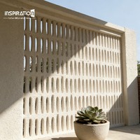 Grille décorative en céramique Pathway Foam pour accentuer les sentiers de jardin et décorer les murs paysagers, bloc de ventilation en céramique