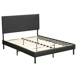 Modern Home Móveis estofados PU Leather Bed Double twin Full Queen Size Bed Frame