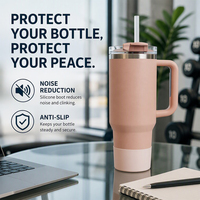 Housse de protection en silicone pour bouteille, sans BPA, écologique, résistante à la chaleur, réutilisable, protège-bouteille en silicone