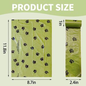 Support portable pour sacs à déchets pour chien, distributeur de sacs à déjections pour animaux, pochette de rangement en tissu Oxford avec fermeture éclair et sacs de ramassage de déchets - Product Image 4
