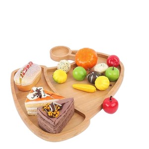 Bandeja navideña de madera con forma de reno, gorro de Papá Noel y árbol, bandeja de aperitivos de dibujos animados para decoraciones de fiestas navideñas - Product Image 5