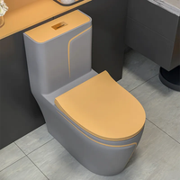 Vente chaude Sanitaire Salle De Bains Ensemble Cuvette De Toilette Piédestal Mur Accroché Bassin P-trap S-trap Ensembles De Toilette