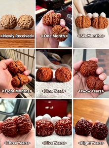 Nueces de nogal de forma especial triplemente unidas Wild Ox, adornos culturales coleccionables y regalos de negocios, arte oriental <span class=keywords><strong>para</strong></span> la punta de los dedos - Product Image 6