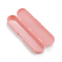 Tamaño pequeño Rectángulo Belleza Cepillo Lima de uñas Pinzas PP Caja de almacenamiento