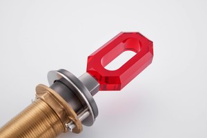 Full Brass Modern 3 Holes Bathroom Basin Faucet Luxury <strong>Crystal</strong> <strong>Knob</strong> Dual Handle Ceramic Valve Core Cold Hot Water Tap - Product Image 4
