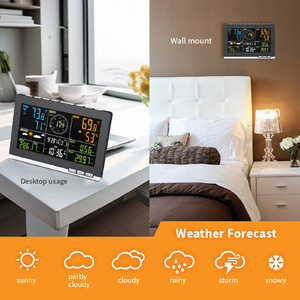 전문 WiFi 7-in-1 UV/빛/비/바람/압력/온도/습도 전문 기상 예보 가정 기상 관측소 - Product Image 4