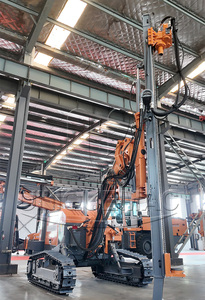 Mining <b>Machine</b> <b>Split</b> Drilling Rig Crawler diesel Type 21m Deep Hydraulic DTH Blasting Drilling Rig for Borehole Drilling rig - Product Image 6