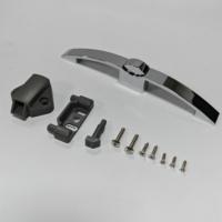 Accessoires de serrure en alliage de zinc d'espacement de trou de poignée incurvée pour tiroirs de bateau et d'armoire de camping-car de voiture de berline
