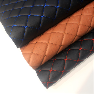 Moda carro Interior Bordado Acolchoado Couro De PVC Com Espuma Sofá Assento De Carro 3D Cobrindo Qualquer Projeto Pode Ser Fazer Amostra Grátis - Product Image 6