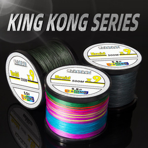 Lenza da Pesca Intrecciata in PE a 9 Fili, Lunghezza 500m per Pesca con Esche e in Mare - Product Image 1