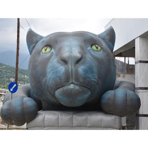 Impresión completa inflable publicidad Pantera dibujos animados inflable Pantera globo Animal mascota para exhibición de eventos al aire libre - Product Image 5