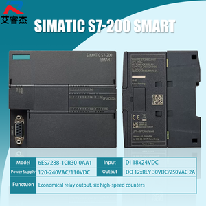Nouveau module CPU compact d'origine plc 6ES7288-1CR30-0AA1 SIMATIC S7200 SMART CPU CR30s 18DI/12DO Contrôleur logique programmable - Product Image 1