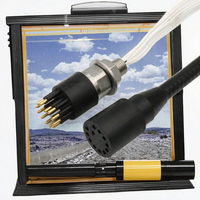 Connecteur étanche sous-marin mâle/femelle 12P IP68 en acier inoxydable MCBH12M